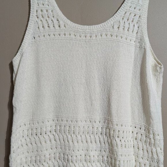 Ana off white summer tank top 0X - Picture 1 of 6